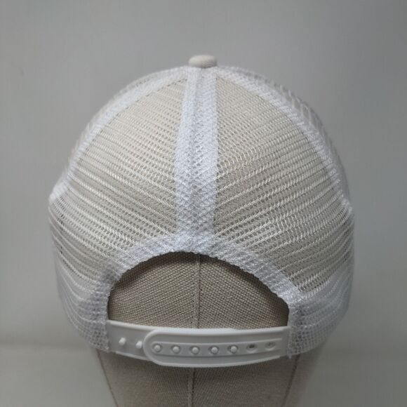 The Plymouth South Beach Snapback Trucker Hat White One Size Mesh Back - Picture 5 of 8